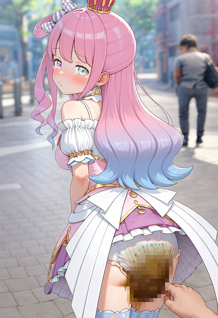 AI生成 うんちおもらし 姫森〇ーナ