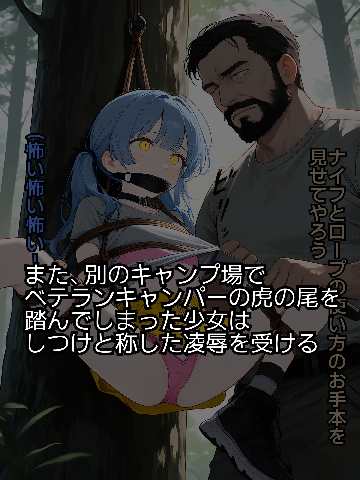 無防備キャンパーガール 野外連続セックス