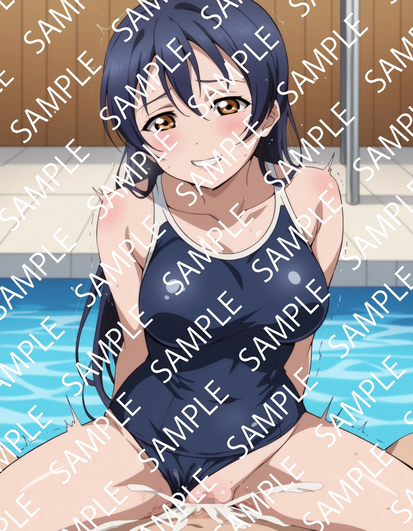 海未コスプレ騎乗位集