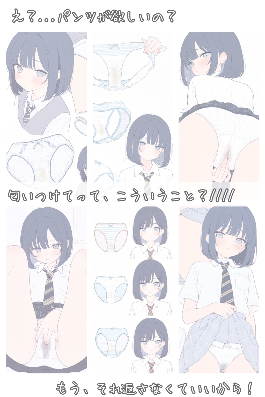 これ、そんなに欲しいの?(黒髪ボブカットちゃん編)