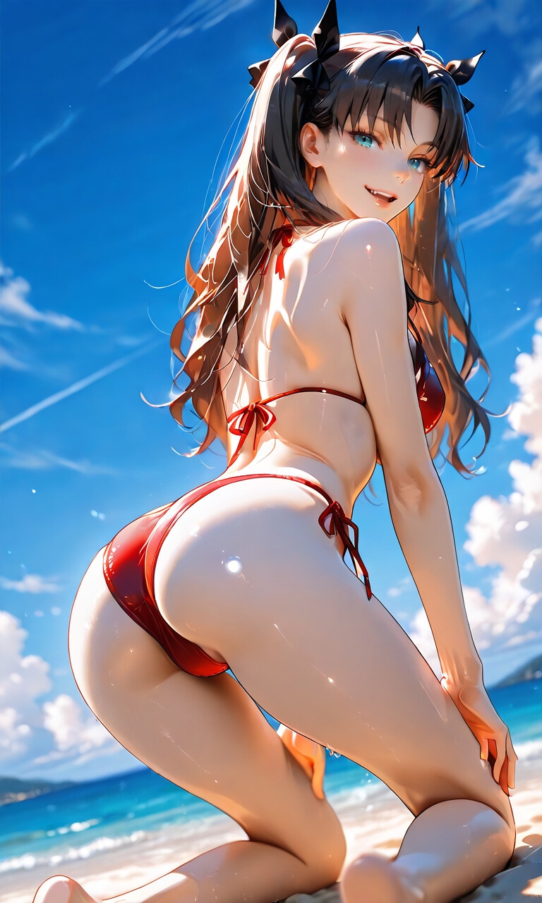 没落魔術師 遠坂さん 夏だから全て開放しちゃいました