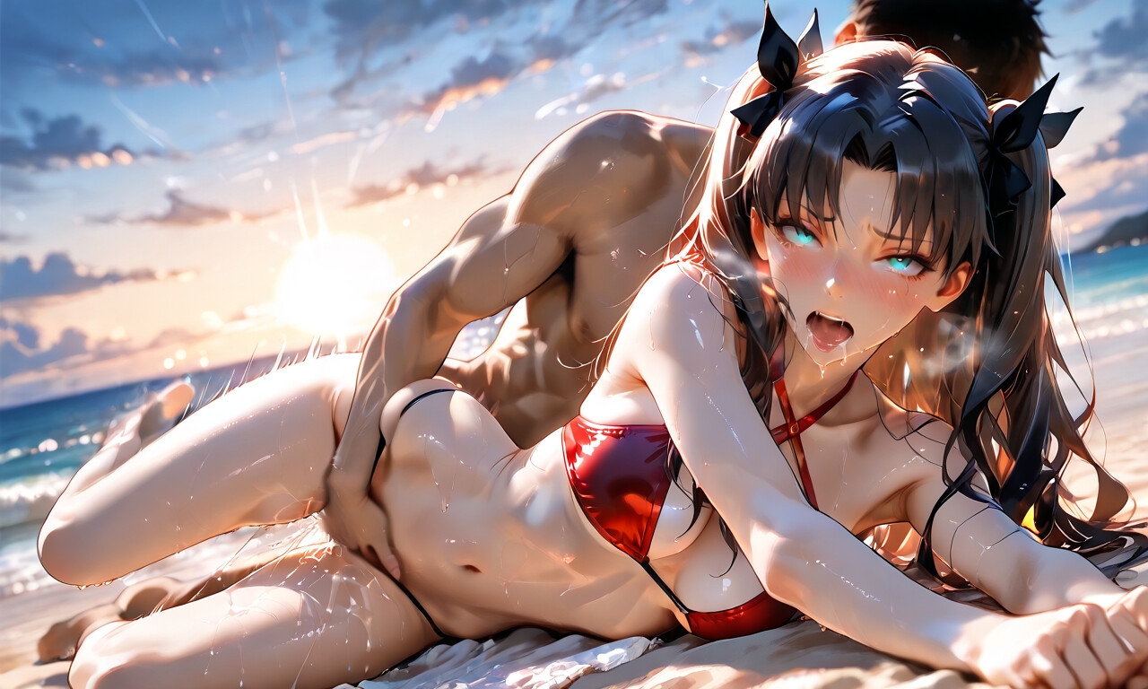 没落魔術師 遠坂さん 夏だから全て開放しちゃいました
