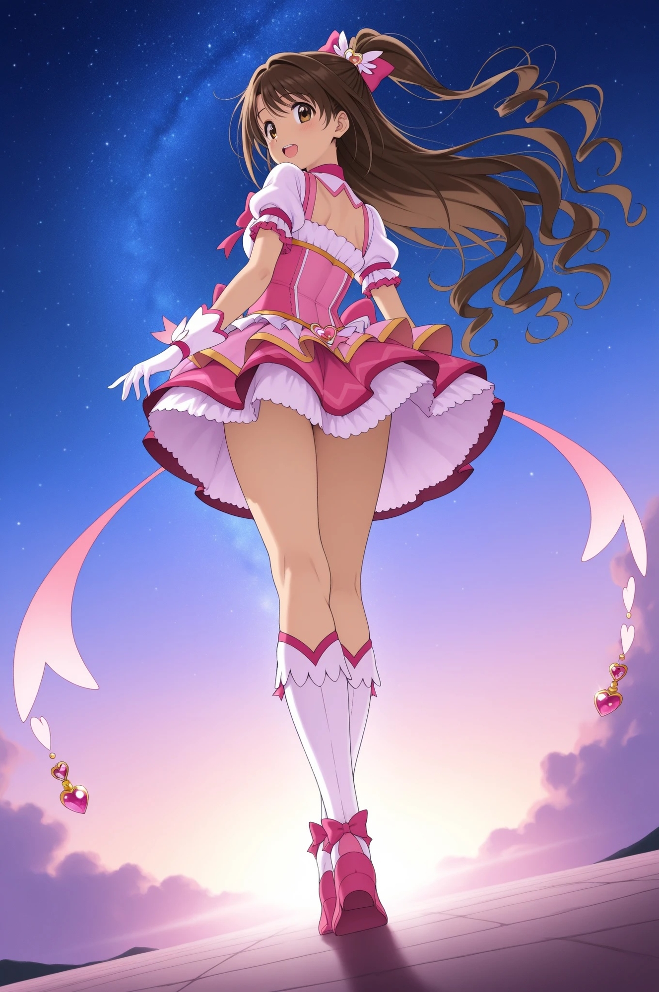 虹かけ誌 アイドルマ◯ター イラスト集53 島◯卯月 仕事を選ばずに、がんばります！
