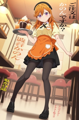 虹かけ誌 ラ◯ライブ！ イラスト集32 澁◯かのん ご注文はかのんですか?