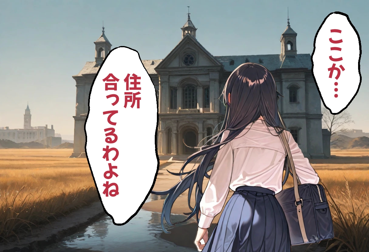 穴の館 透ける黒の肖像(横)