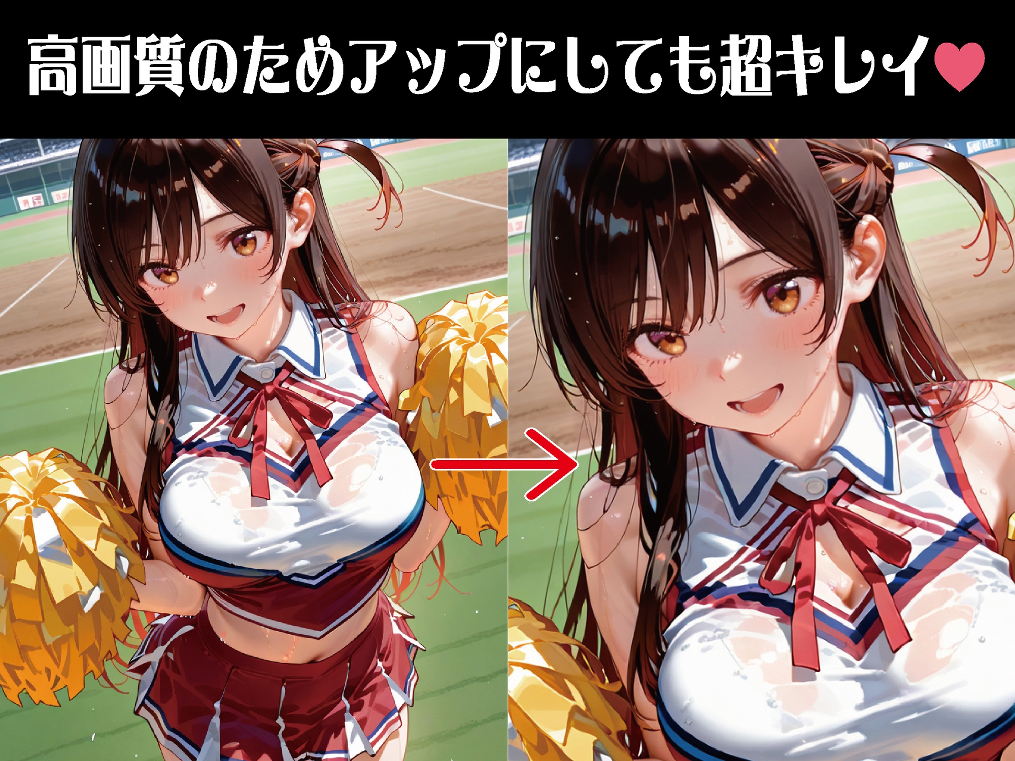 襲われたチアリーダー【豪華CG500枚収録】