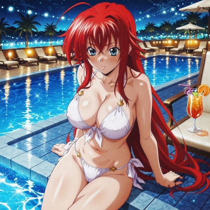 リアス・〇レモリーと夜デートでイチャラブ編