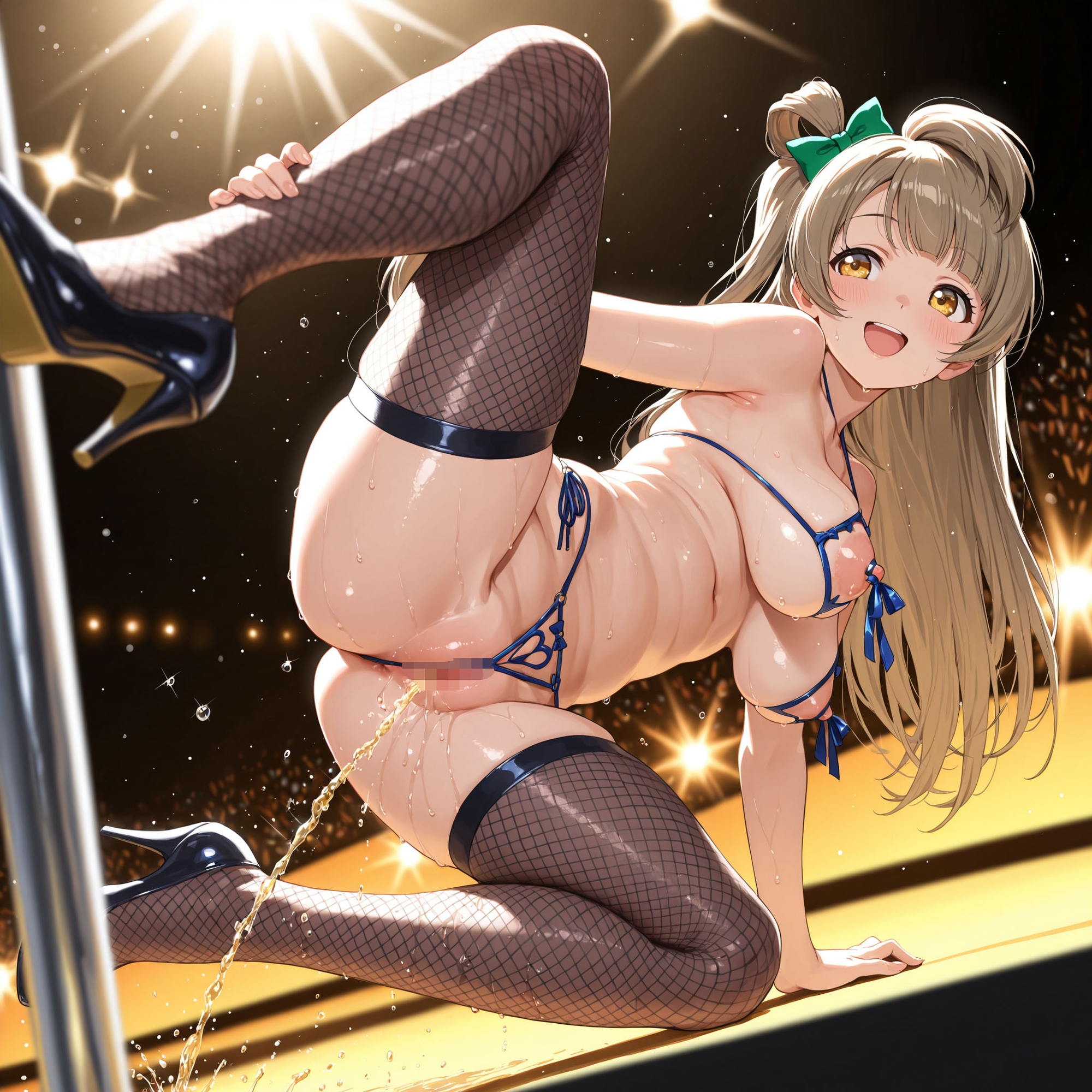 恥ジライブ!! ポールダンス 穂○果・絵○・こ○り