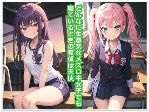 どんなに生意気なメス〇キ女子でも寝ているときの寝顔は天使