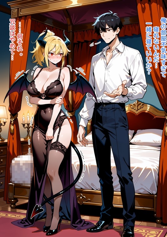 サキュバスと人間の禁断行為
