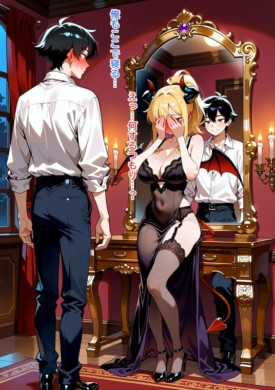 サキュバスと人間の禁断行為