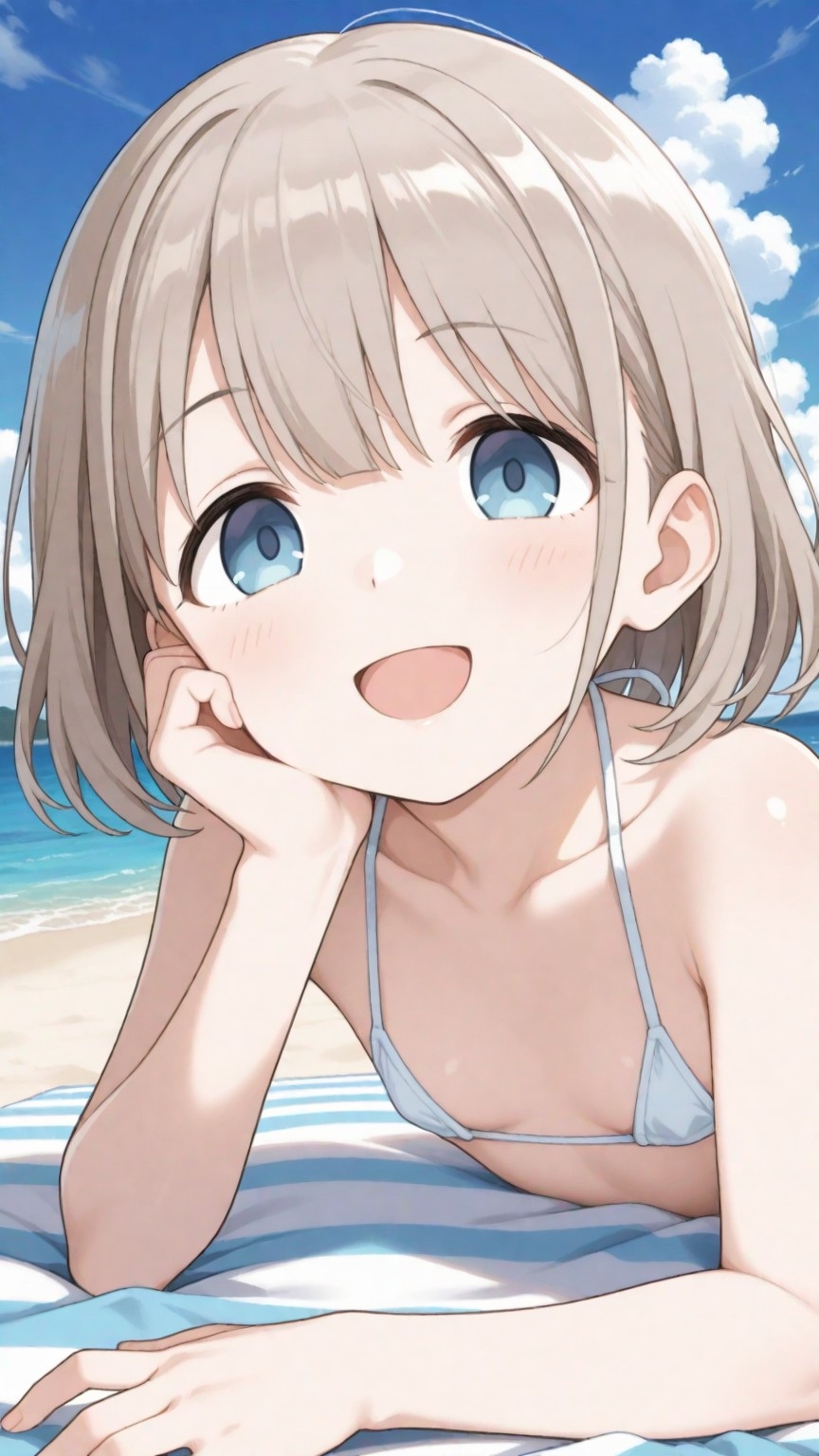 あさひちゃん ファースト写真集「ひとすじの輝き」(ZIP形式4KCG集)