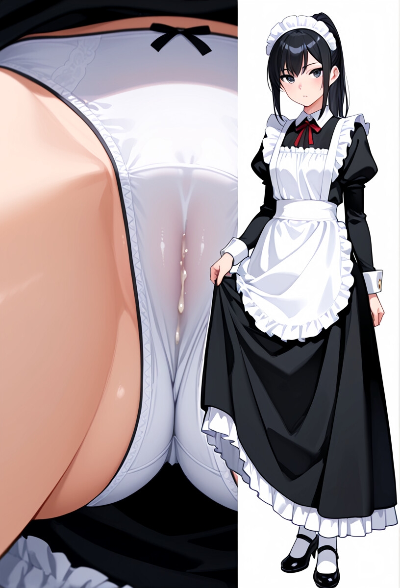 クラシカルメイドさんと事後パンツ