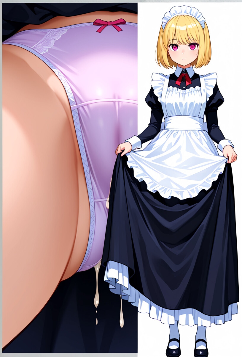 クラシカルメイドさんと事後パンツ