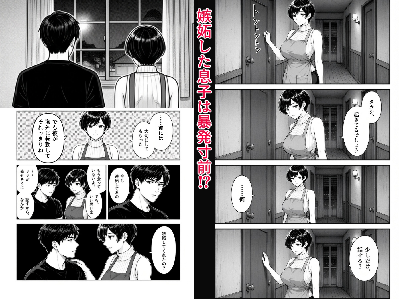 勝気ママの甘い弱点 〜ママの過去へ嫉妬中⁉～