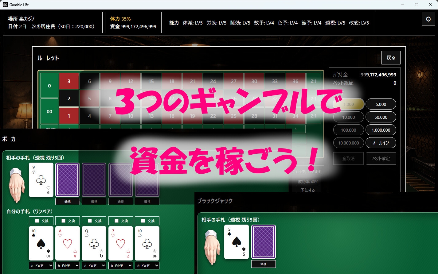 SSGL - スーパーシンプル ギャンブルライフ