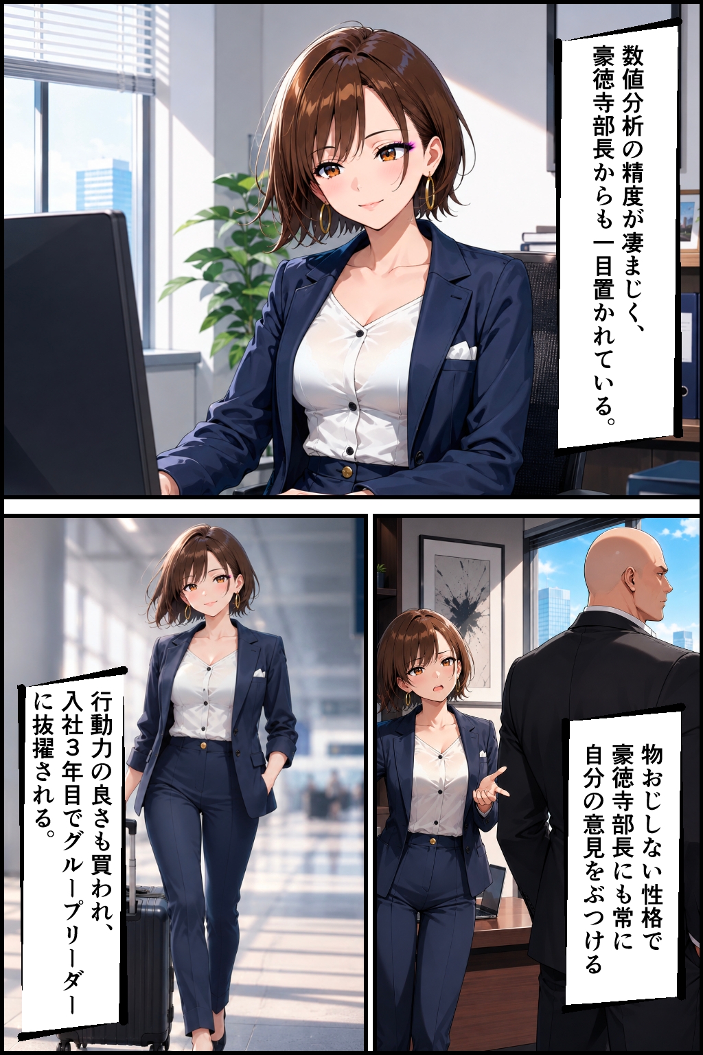 社内NTR調教 部下の彼女を奪い、極上のメスに仕立て上げる