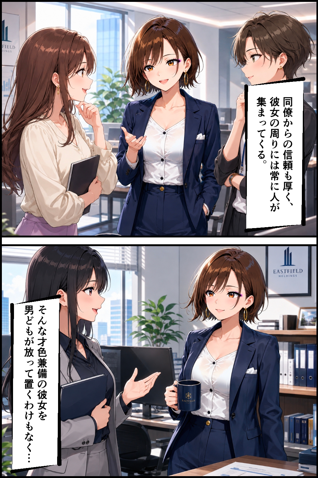 社内NTR調教 部下の彼女を奪い、極上のメスに仕立て上げる