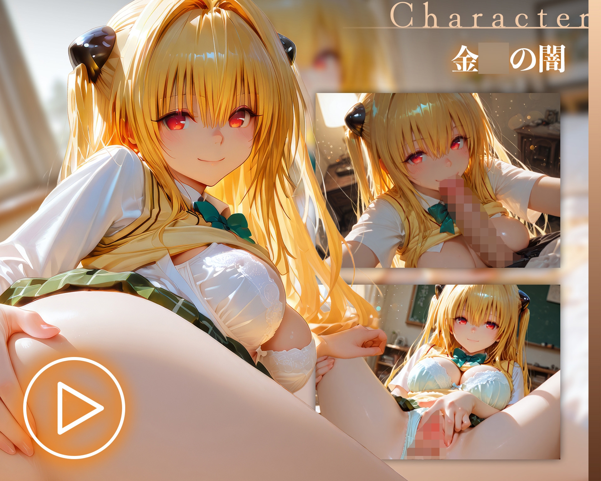【イラスト+アニメ付き】金〇の闇、服従！冷酷な変身少女肉便器調教記録録 〜ヤミの極上おま●こ24時間搾精耐久〜