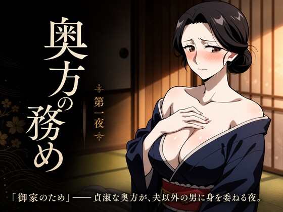 奥方の務め 第一夜 〜貞淑な武家妻が跡継ぎを孕むため 初めて他の男にイキ狂わされ 子種を注がれる夜〜