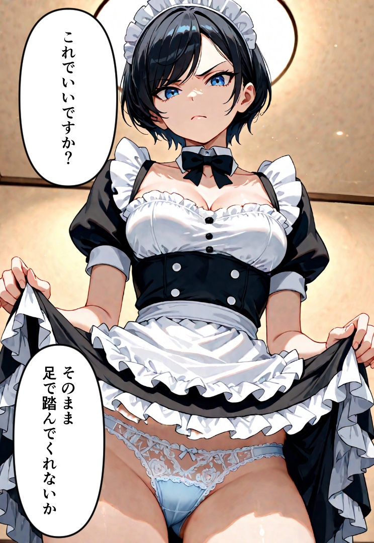 ツンツンメイドとやってみた