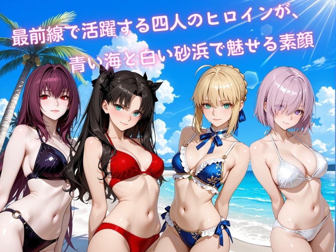 ヒロインたちの真夏休暇 ー青い海で見つけた、英雄たちの素顔ー