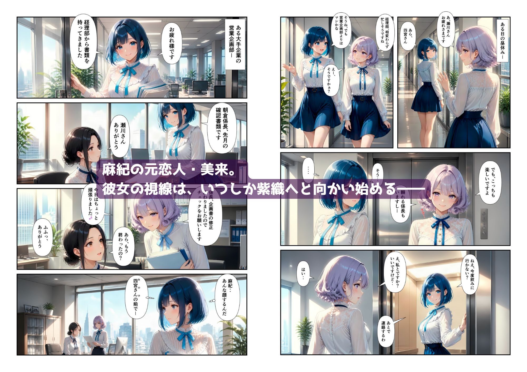 「百合・トライアングル2」～元カノと今カノ、惹かれあうふたり～