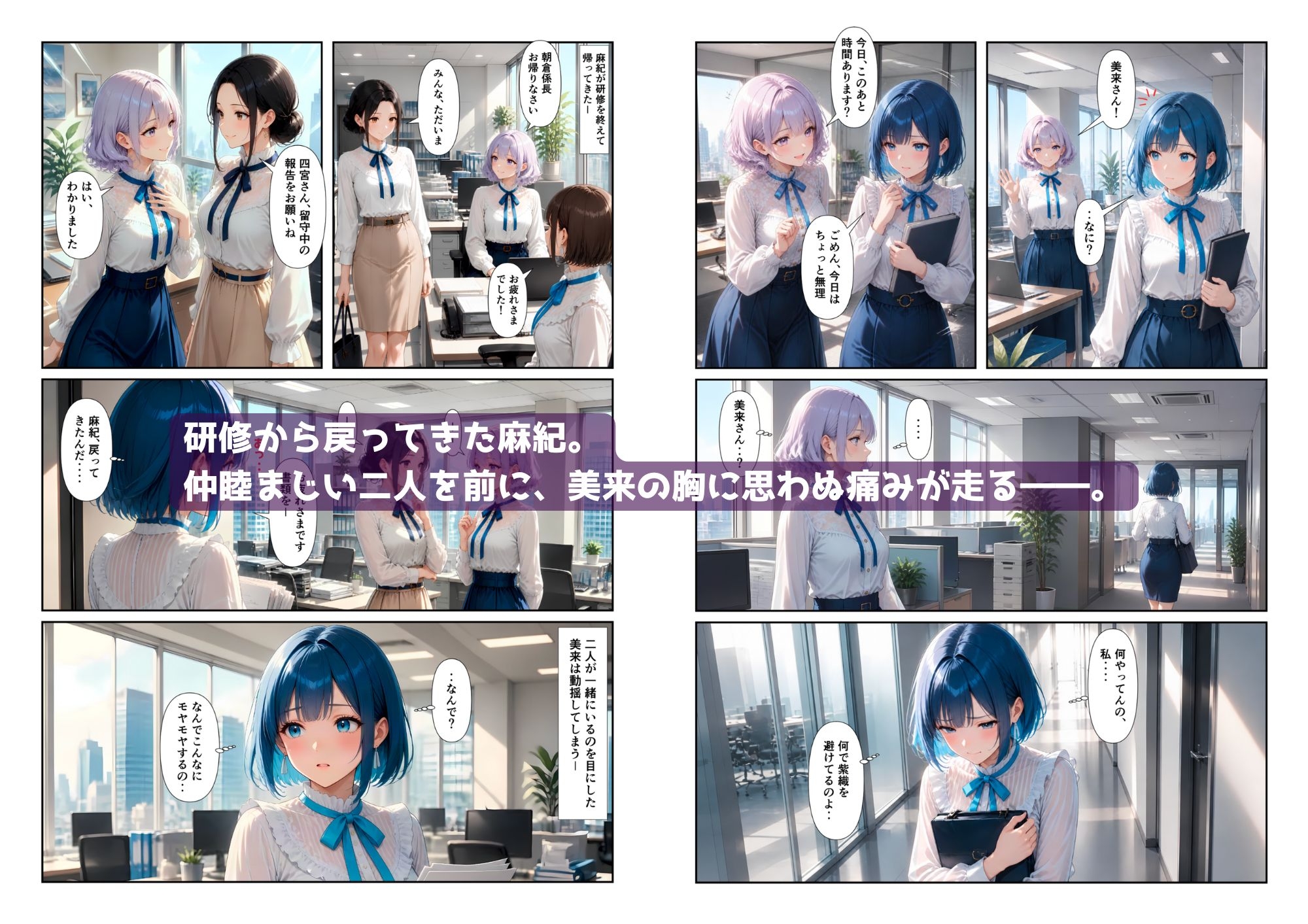 「百合・トライアングル2」～元カノと今カノ、惹かれあうふたり～