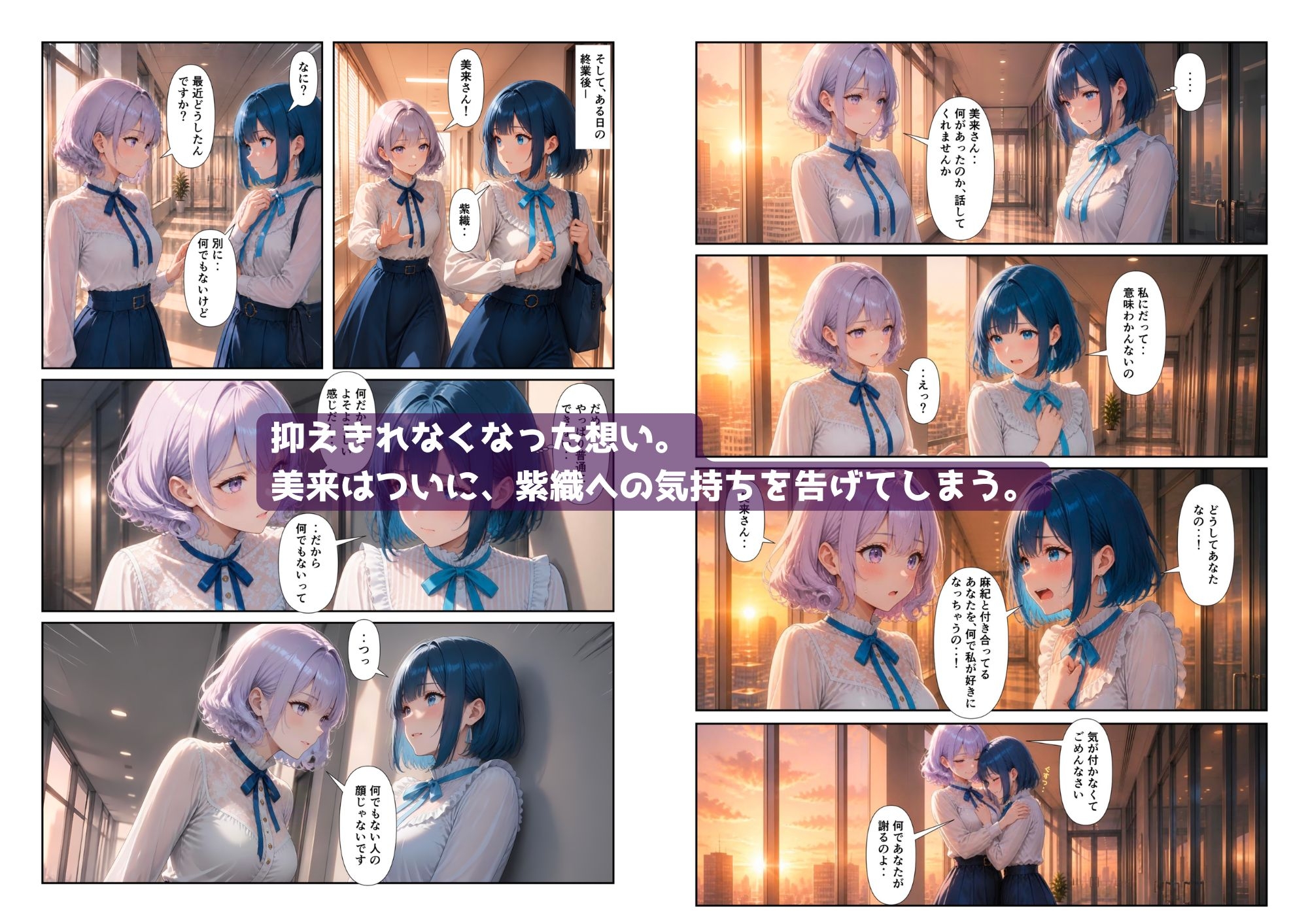 「百合・トライアングル2」～元カノと今カノ、惹かれあうふたり～