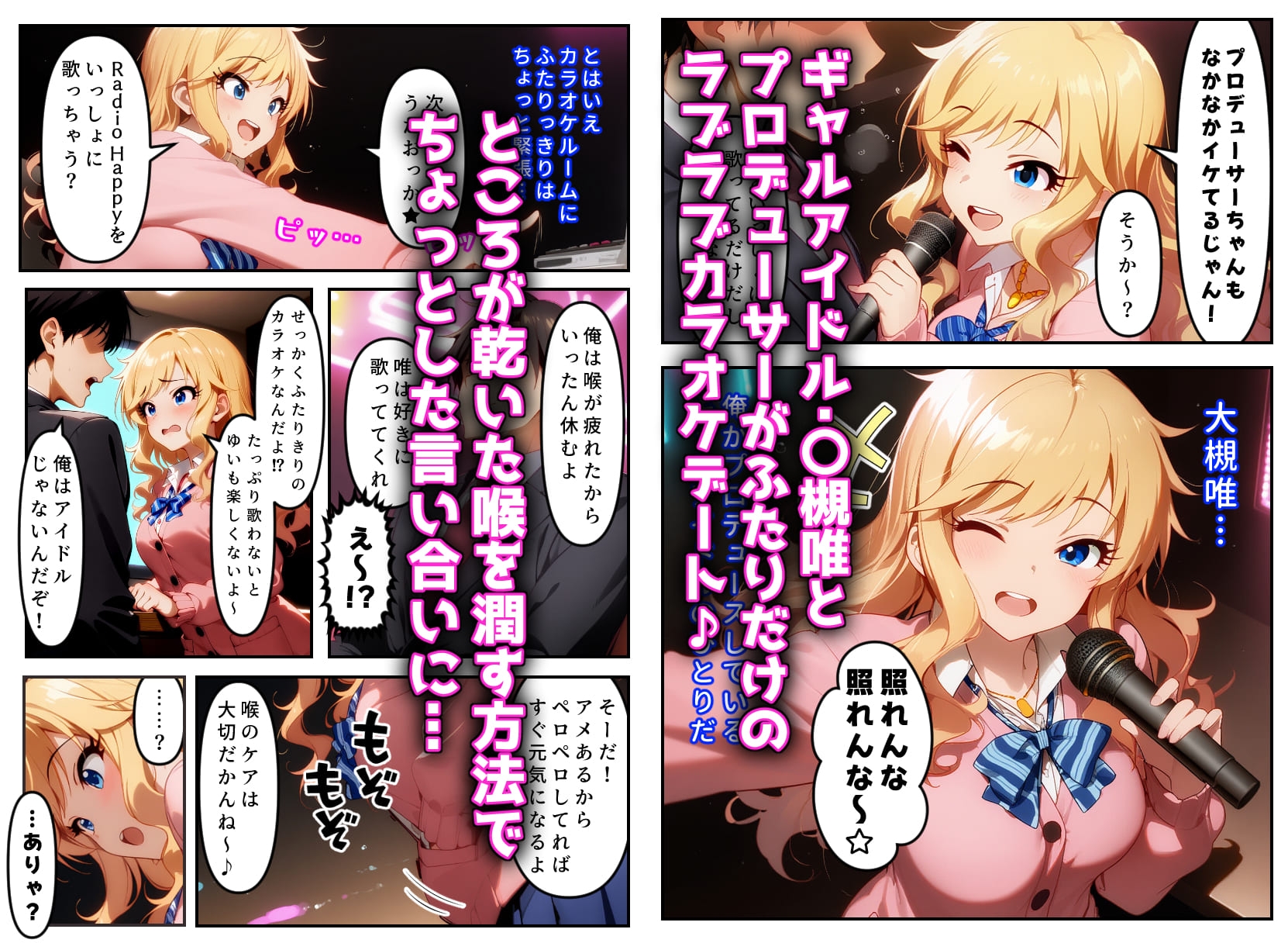 発情アイドルとペ口リストP。ギャルのアソコは潮吹きドリンクバー★