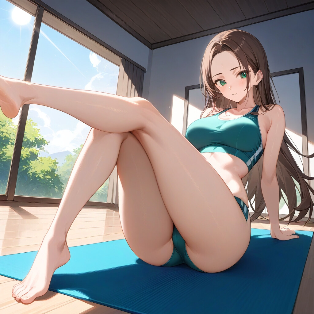 【500枚】極上美脚の5人娘と過ごす無防備な日常〜生足と下着姿、そしてベッドの上の甘い誘惑〜