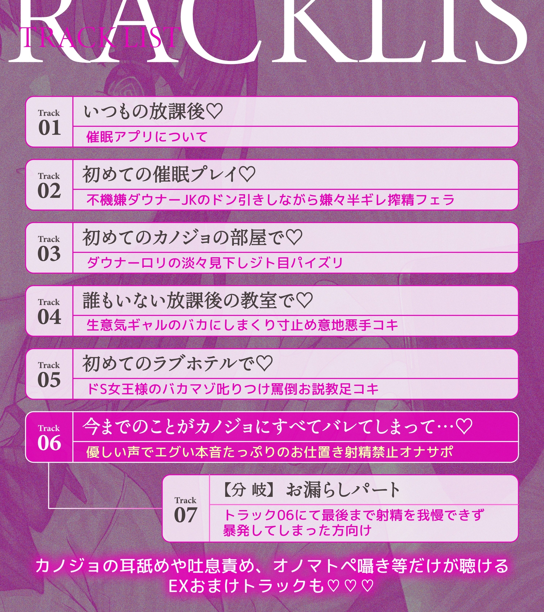 催○カノジョ♡～声も性格も意地悪ドSに改変された幼馴染彼女がマゾ向けシチュで射精させるまで解けない催○にかかってあなたを支配する催○逆マゾいじめ射精管理音声♡～
