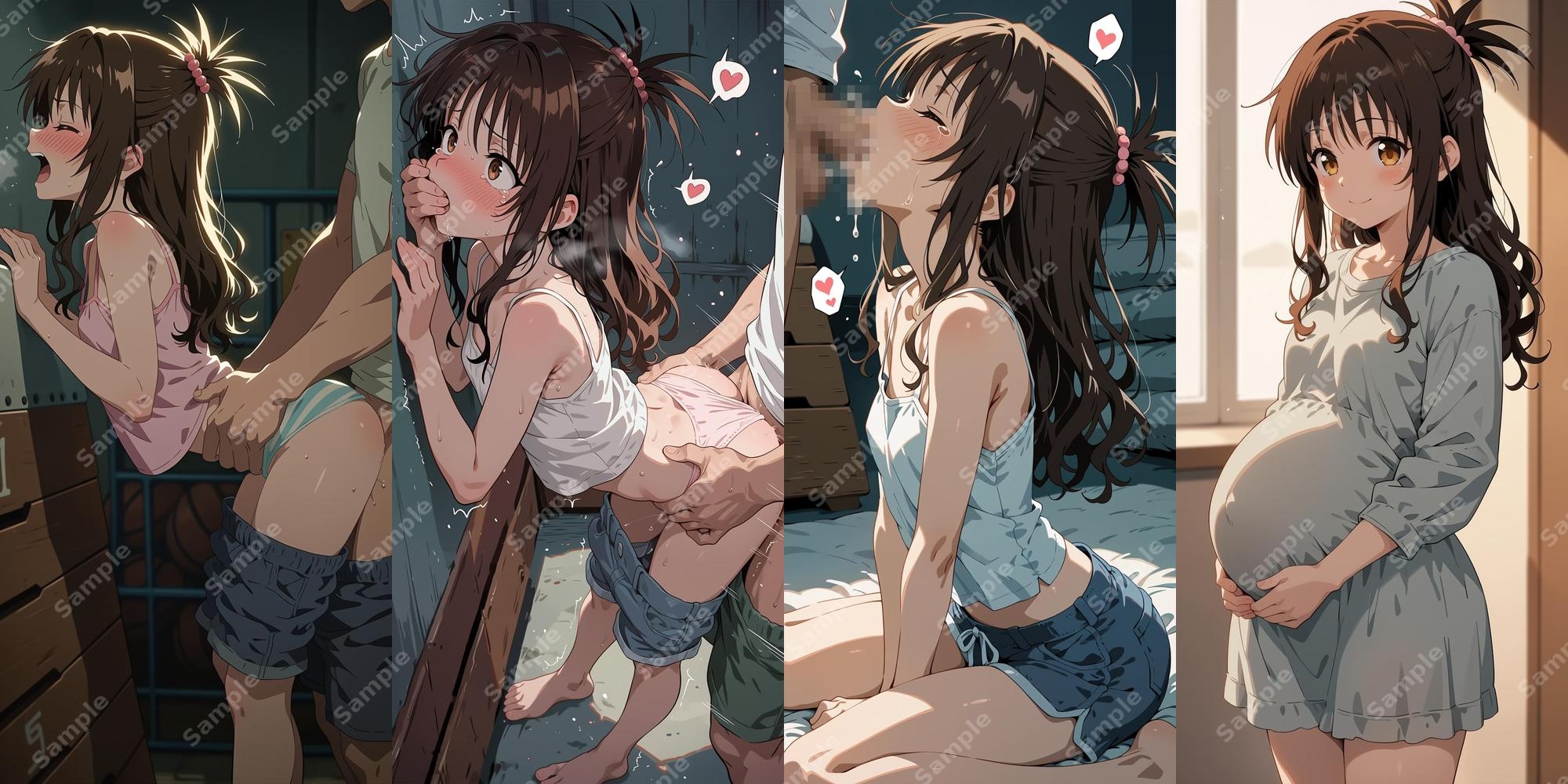 ヒロイン全員孕ませルート 体育倉庫で立ちバック！