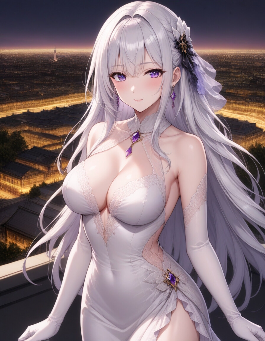【AI生成】銀月のセレナ 300 Illustrations Collection