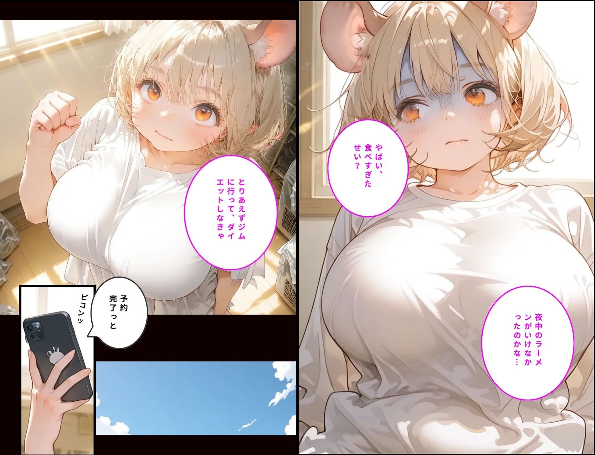 太っちょハム子のダイエット