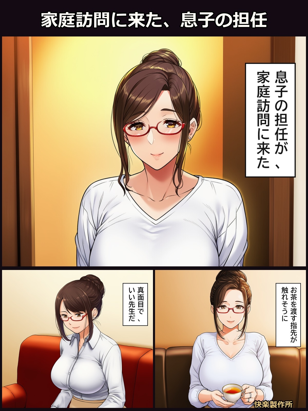 息子の担任を寝取った一学期 ─ 人妻女教師は、家庭訪問のたびに堕ちた【人妻NTR・セリフ付き計192枚】