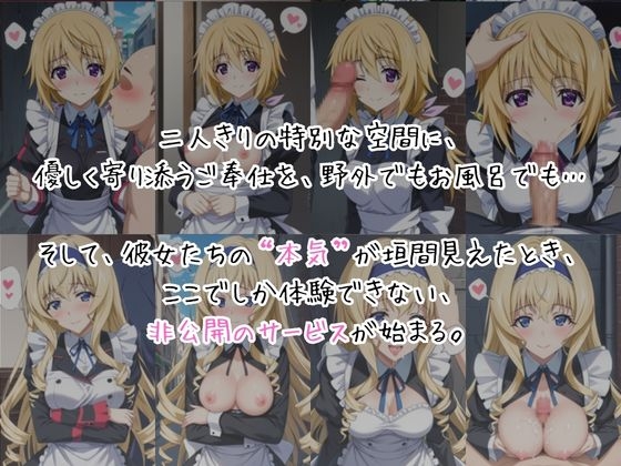 メイドさんデリバリー専門店!!メイドさんの本気SEX、非公開。～シ○ルロット・デュノア&セロリア・オルコット編～