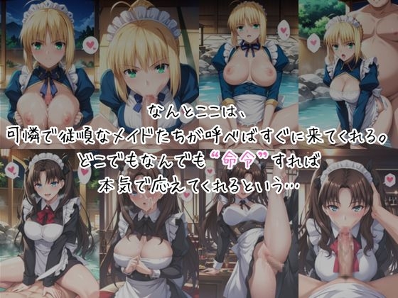 メイドさんデリバリー専門店!!メイドさんの本気SEX、非公開。～セ○バー&遠○凛編～