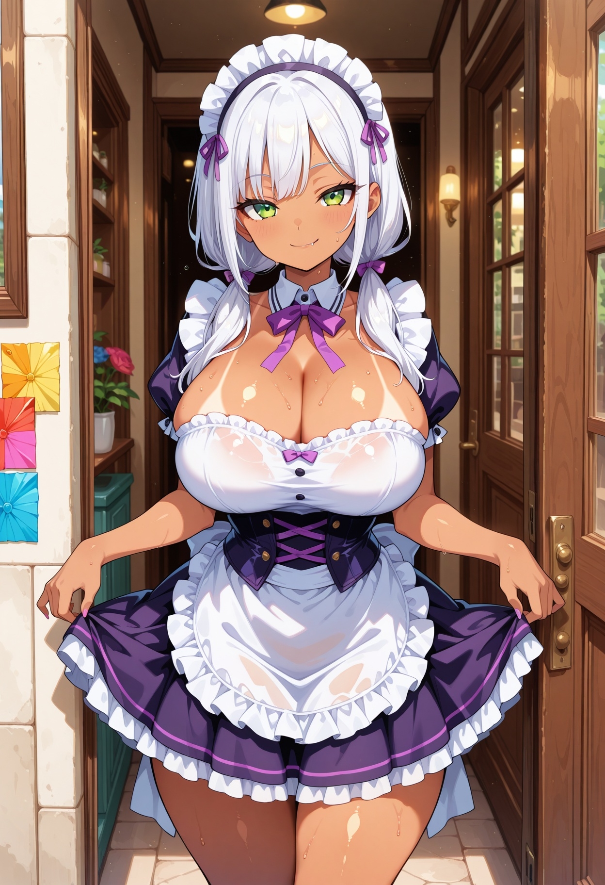 【AI CG集】文化祭コスプレ喫茶