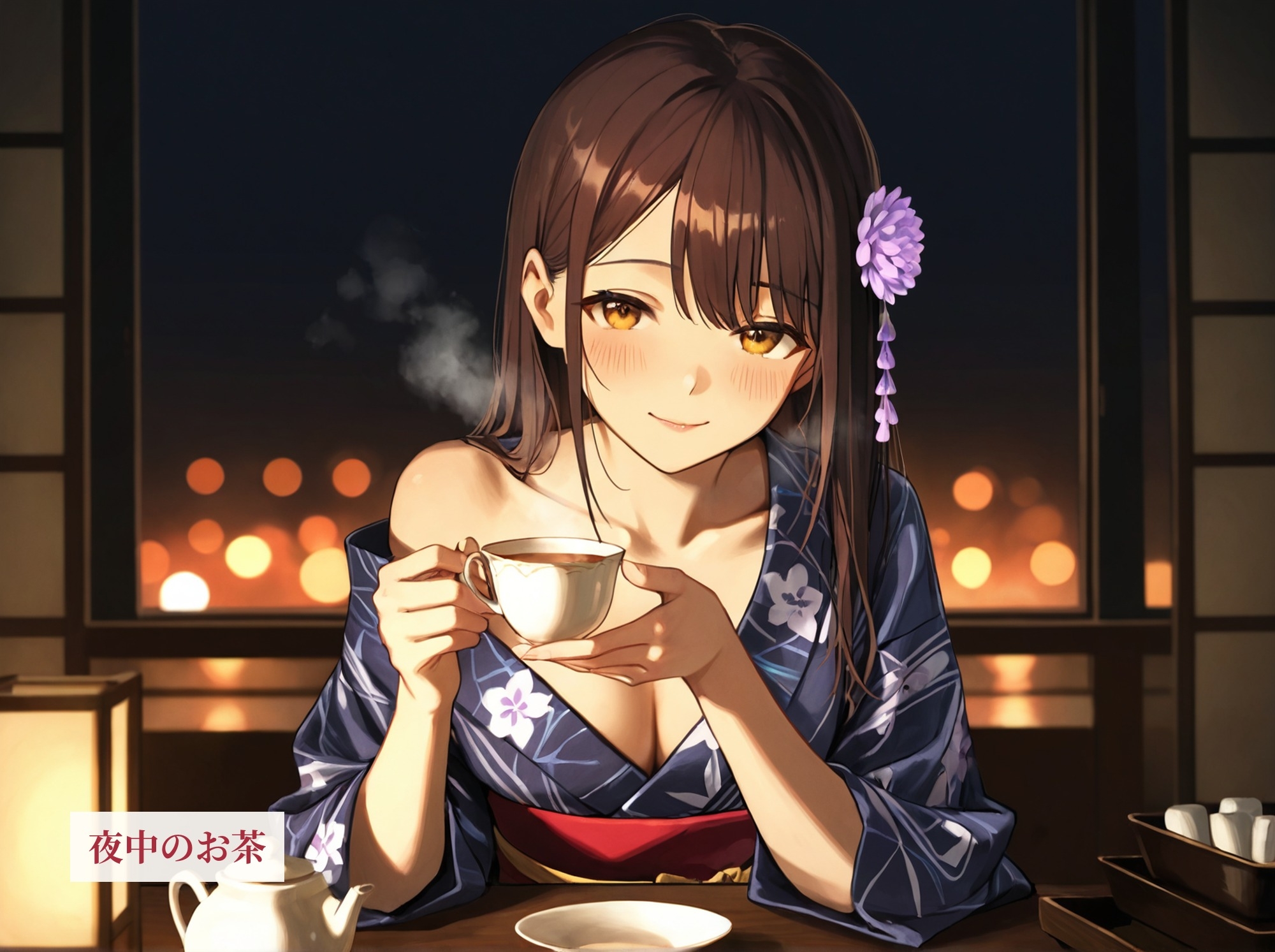 【看板娘×ひざまくら】あやかの湯宿ささやき日記 第十九夜 雨音の耳かき【耳かき・添い寝・囁きASMR】