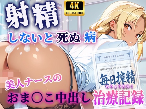 射精しないと死ぬ病 美人ナースのおま◯こ中出し治療記録