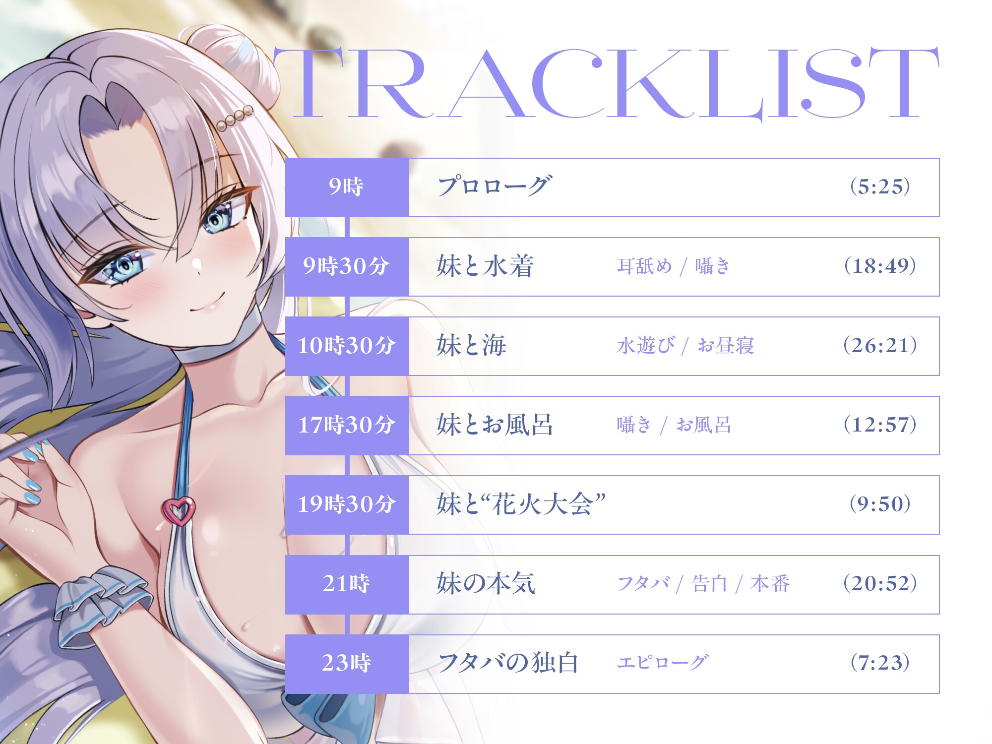 【早期特典10月7日迄/Track 1・2(約25分)体験版で公開!】夏と海と、そして妹と。 (妹の願いは〜サキュバスが叶える!?フタバ編！) 。