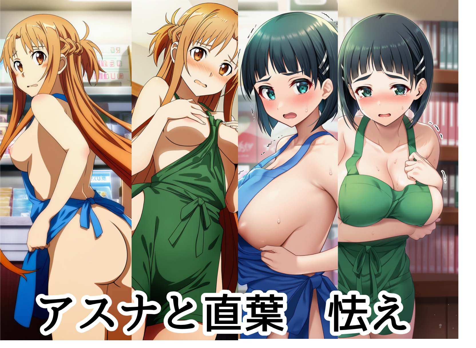 アスナ&直葉が寝取られ！ 泣き顔抵抗も虚しくイカされてアヘ顔で種付け中出し