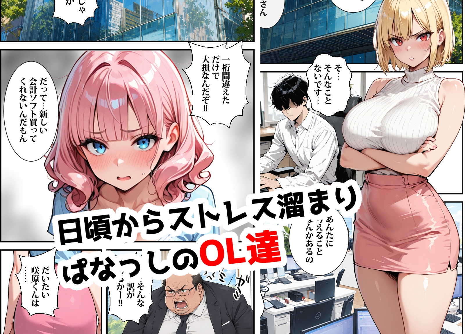 僕のチンポがOL達のディルドにされた日