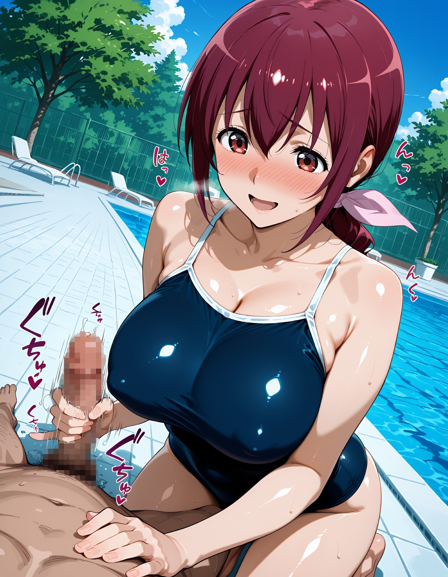 育代ママとイチャコラエッチするCG集