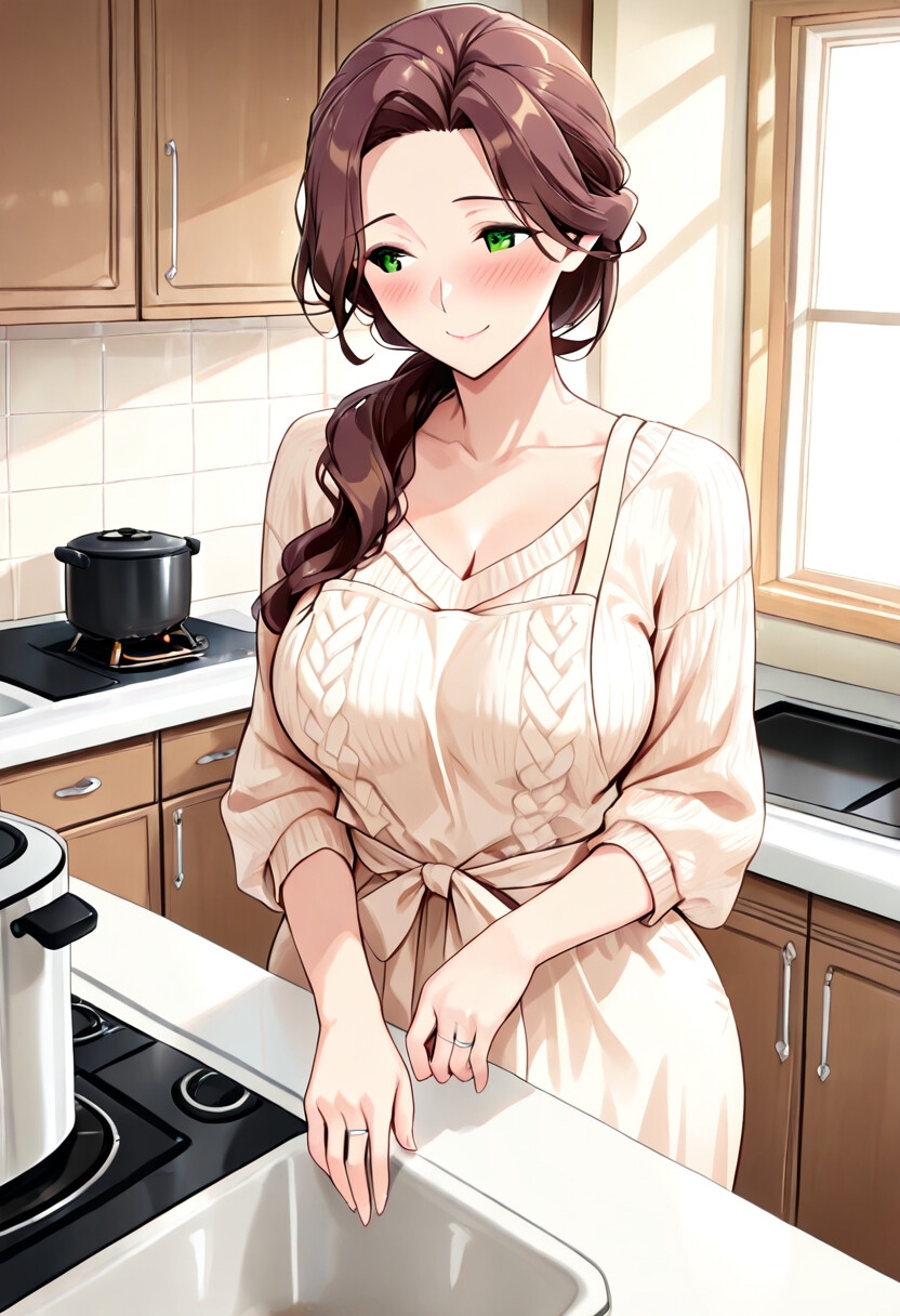 人妻ゆかりと、夕飯の支度をするまでのあいだに。