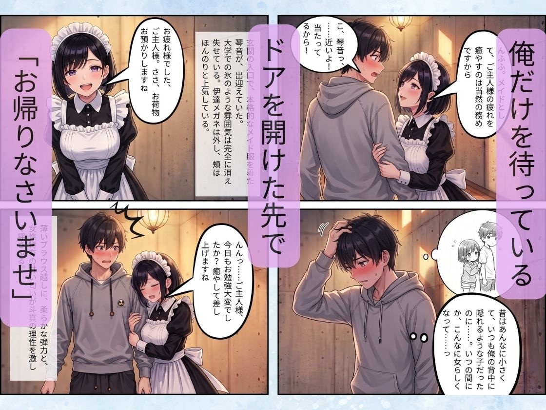 秘密のルームシェア 〜昼はクールな同級生、夜は俺だけの発情巨乳メイドとイチャラブした話〜