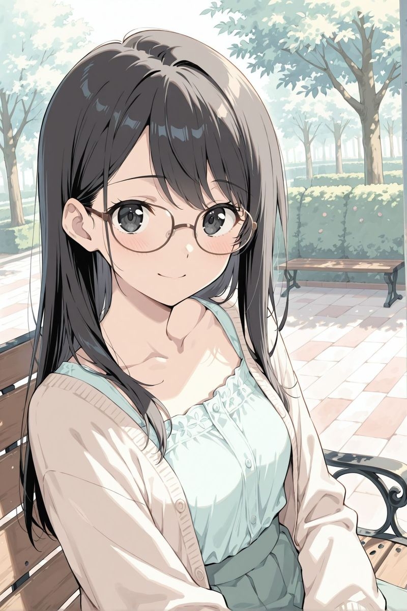 地味な眼鏡彼女と二人きり