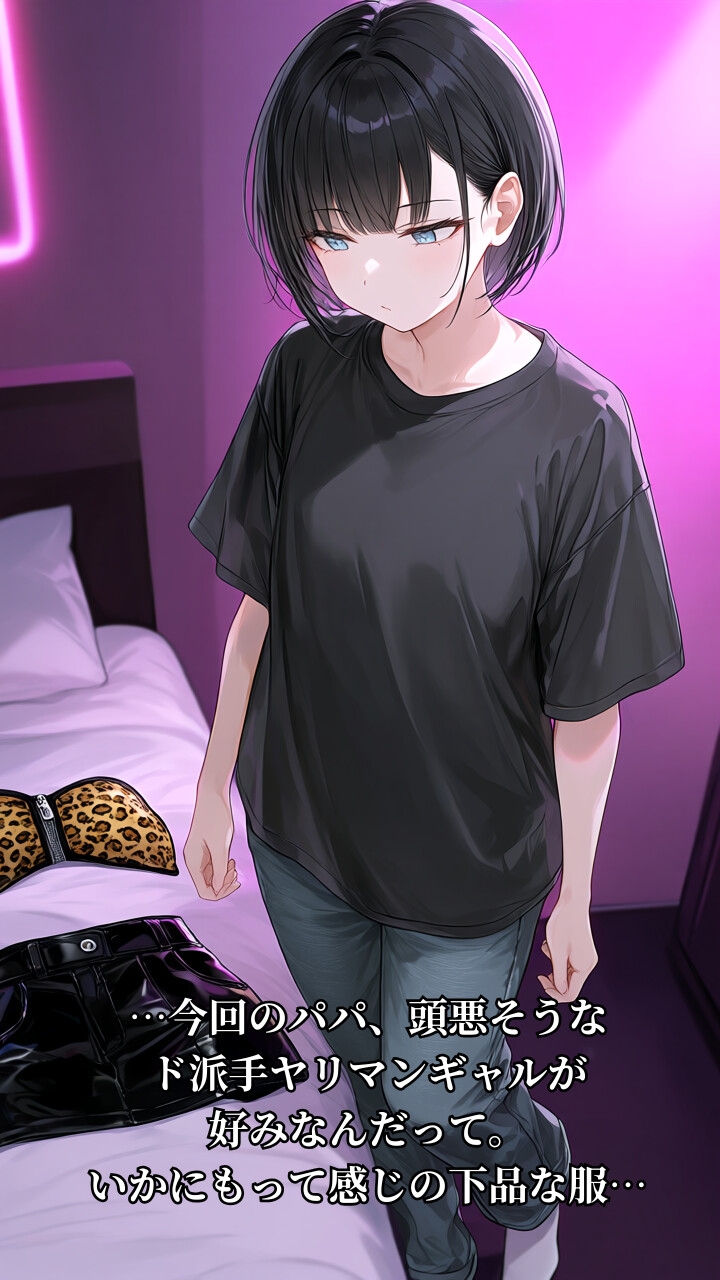 クールな幼馴染がヒョウ柄服でGカップ爆乳クソビッチギャルに変身する話