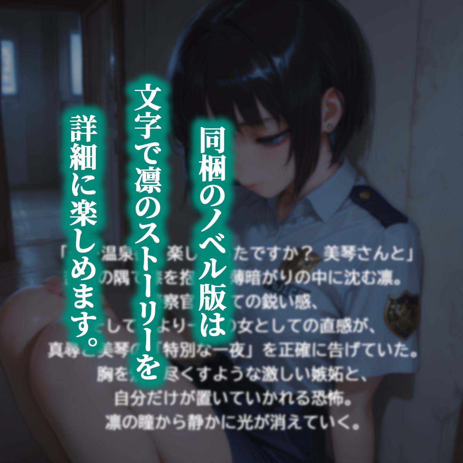 『凛〜嵐の後のご褒美〜』 【制服着崩し/手錠プレイ/青姦/放尿】女警官と木陰でお仕置きご褒美エッチ